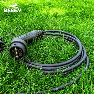 [Hot Item] OEM ODM 32A 3 Phase 22kw IEC 62196-2 Type 2 EV Charging Connector Plug with TPU