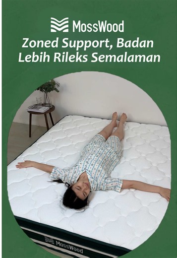 Promo Kasur MossWood 160x200 Free Bantal & Bisa COD