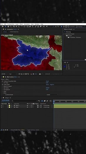 make flickering effect in map animation