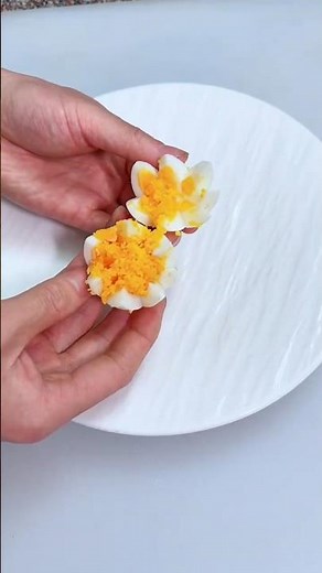 Egg Flower Carving Art Simple Yet Stunning Designs#Turn Eggs into Beautiful Flower Carvings