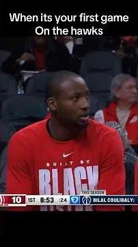 When its your first game on the hawks #nba