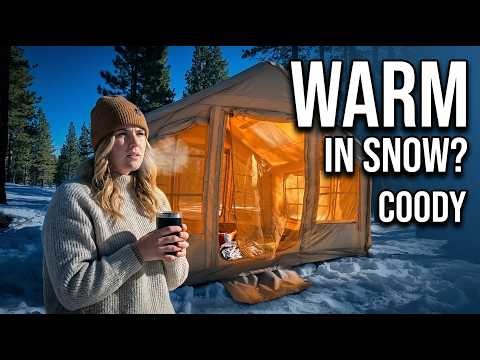 Coody 8 Inflatable Tent Review – 5 Minute Setup, Stove Jack & Real Camping Test (Luxury Air Tent)