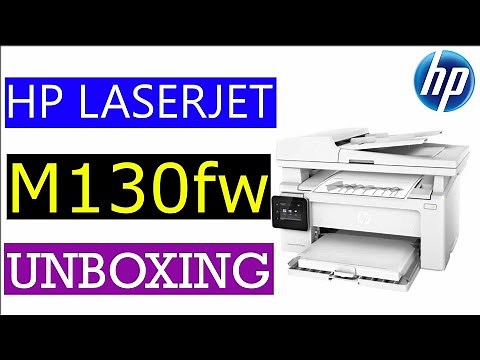 HP LaserJet Pro MFP M130fw Unboxing & Review!!