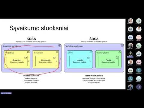Projektas „Duomenų valdymo modelio sukūrimas“: DSA formos ir koncepcinio modelio rengimas
