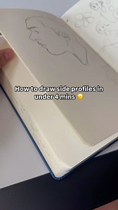 Arianna Cabrera on Instagram: "Mini Tutorial” How to draw side profiles “ 﫡 Let me know if this helps !! • • #artistsoninstagram #sketchbook #arttutorial #howtodraw"