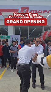 OPEN na po an Mercury Drug Concepcion Grande Branch! Igwa na po nin haraning Mercury Drug sa mga taga Concepion Grande! 👍 Operation Hours: 6:00 A.M. - 10:00 P.M. | Congressman Nelson Legacion