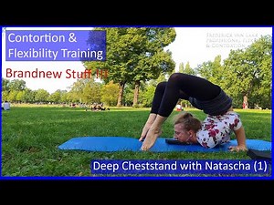 Contortion Training by Flexyart 214: Deep Cheststand (1) - Also for Yoga, Poledance, Ballet, Dance
