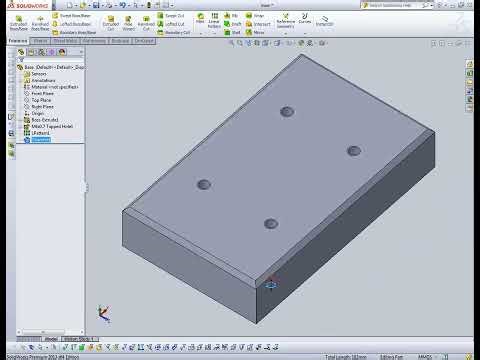 Air Engine Base — SolidWorks 3D Modeling Sample