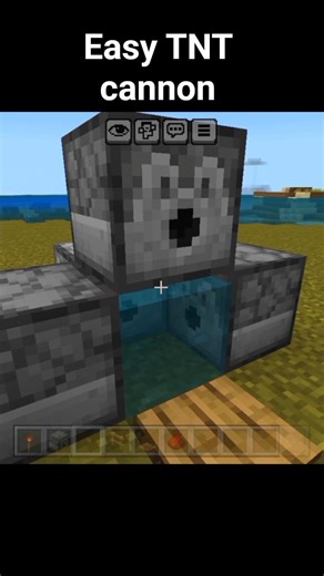 Esay TNT cannon #minecraft redstone