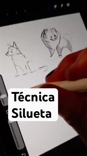 Consejitos técnica silueta #arte #artista #dibujo #procreate #bloqueocreativo