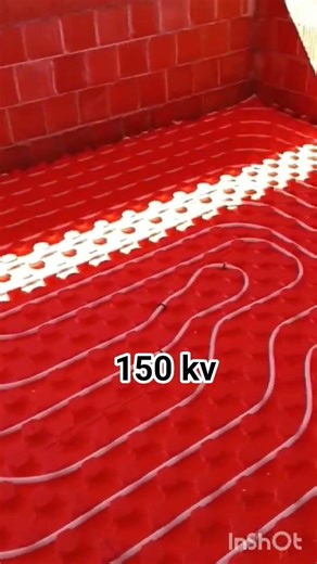 Podno grijanje 150 kv, za nepuni dan uradjeno...