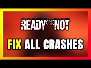 How to FIX Ready or Not Crashing, Freezing, Not Launching, Stuck & Black Screen
