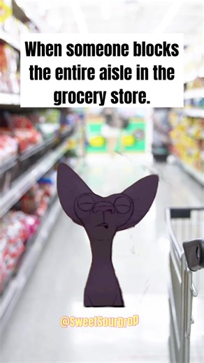 Grocery store rage is real 😤😂 Excuse me, do you live here now? 🤦‍♀️🤣 CR: @shelly.shells386 Hit that   for more savage life humor. Duet or stitch with your version! #SweetSourDrops #FunnyTok #RelatableComedy #DailyLaughs