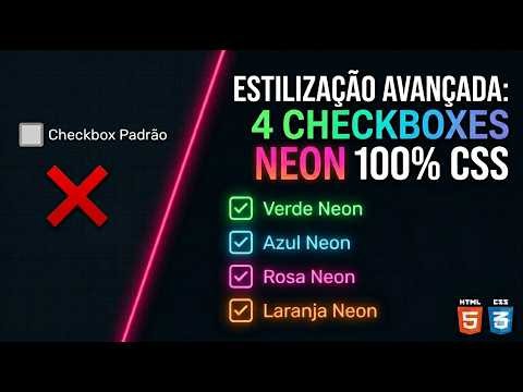 Estilizando Checkbox como Profissional!!