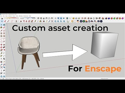 Create custom asset for Enscape in Sketchup