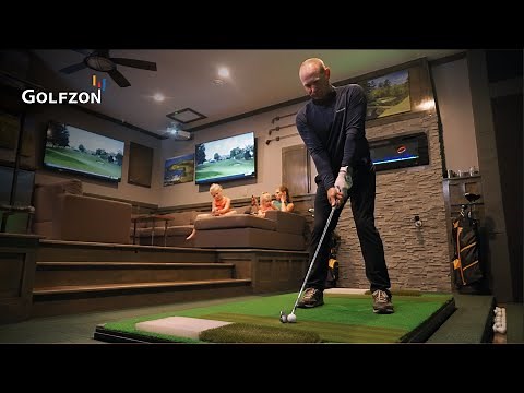 Unreal Residential Golf Simulator in Minnesota