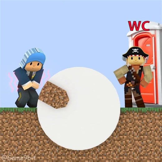 Choose the right image to help Police Officer Pocoyo go to the bathroom and meet Pirate Pocoyo!