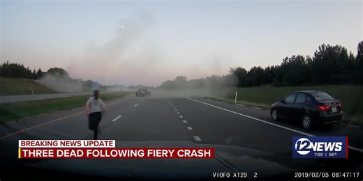 Dashcam video shows moments after fatal head-on collision on K-96