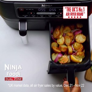 128K views · 4.1K reactions | Quickly cook complete meals in the Ninja Foodi Dual Zone Air Fryer. Make yours a Ninja kitchen. | Ninja Kitchen UK | Facebook
