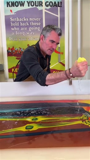 Watch how we restore this original vintage 1959 Spanish Magic Poster for Professor Alba #fourthcone