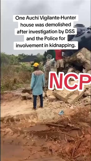Edo Government Demolishes Alleged Kidnapper's House in Auchi