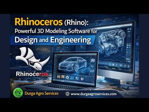 Rhinoceros: 3D Modeling Software || Smart Solutions for Every Assignment || #DurgaAgroServices