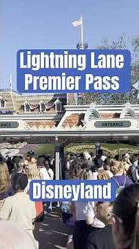 Lightning Lane Premier Pass at Disneyland