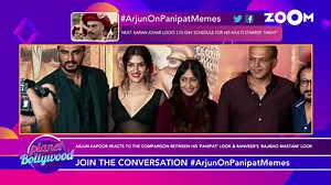 Arjun Kapoor finally in an exclusive interview with Zoom with the team of Panipat Kriti Sanon, Sanjay Dutt and Ashutosh Gowariker reveal why it is unfair to crack jokes on historical characters and hits back at trolls who are questioning Ashutosh Gowariker about casting in Panipat. Arjun also reacts to the comparison of his Panipat’s look and Ranveer Singh’s Bajirao Mastani look. | Zoom TV