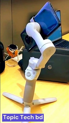 Auto Face Tracking Phone Tripod Holder, No App Required, 360° Rotation Body Phone Track Camera