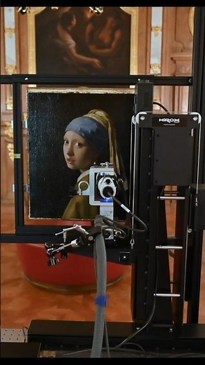 The world’s largest 3D Gigapixel scan: 108 Billion pixels “Girl with a Pearl Earring”!