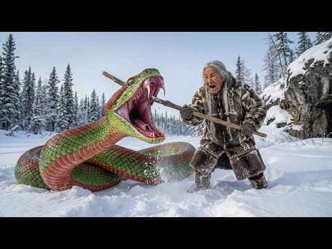 80-Year-Old Widow Lives Inside A Tree And Escapes From A Giant Snake | Extreme Yakutia