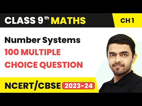 Class 9 Maths Chapter 1 MCQ (100 Solved) | Number Systems Class 9 MCQ Solutions
