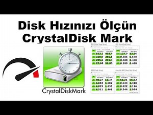 DİSK HIZI ÖLÇME Crystal Disk Mark Kullanımı
