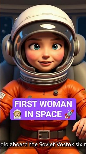 The First Woman in Space 👩🏼‍🚀