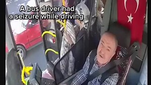 A bus driver has a seizure while driving #seizures
