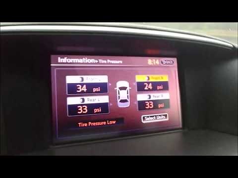 Troubleshooting TPMS. Sensor displaying wrong tire pressure on Infiniti M