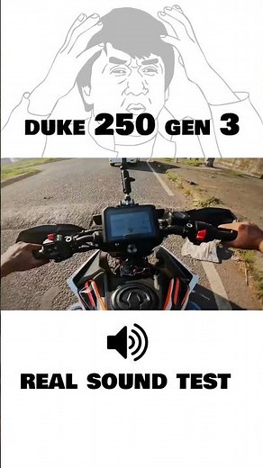 REAL SOUND TEST 💯🥵 #shorts #youtubeshorts #bikerlife #duke 250 #exhaustsound