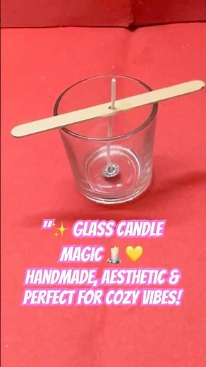 "Elegant Glass Candle Making 🕯✨ | DIY Home Décor | Craft with Amita"