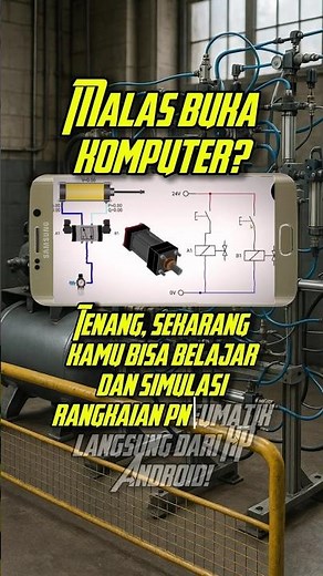 Tutorial Simulasi Pneumatik di HP Android – Aplikasi Pneumatic Developer #pneumatic