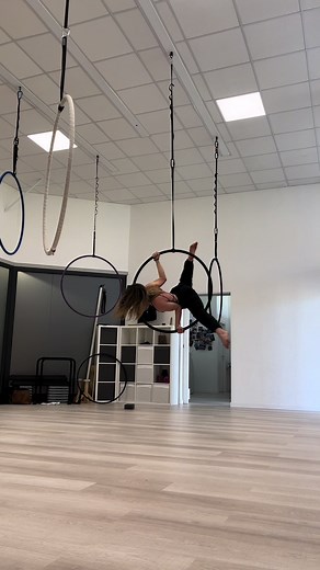 Aerial Hoop and Silk Tricks at Ethereal Academy