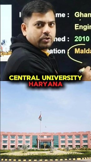 Central University of Haryana Complete Details 🔥 | By Harsh Sir #harshsir #jeemains #dreambigstudy
