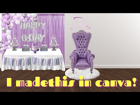 How I Create Event Planning Mock Ups in Canva (Via Mobile App)