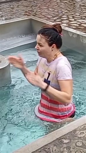 BAPTISM /NEW🔥⚡/GIRLS BATHE In ICE HOLE/NEW part153/EPIPHANY BATHING/#shorts /WINTER SWIM/ICE BATH