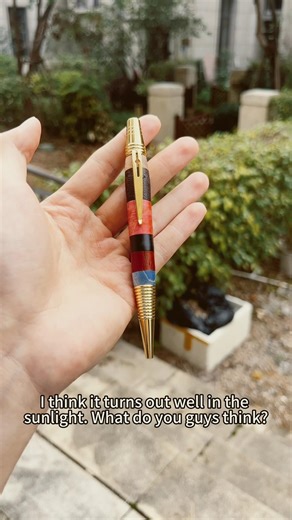 I made a pen from six different woods #penturning #pen #penkits #woodturning #woodworking