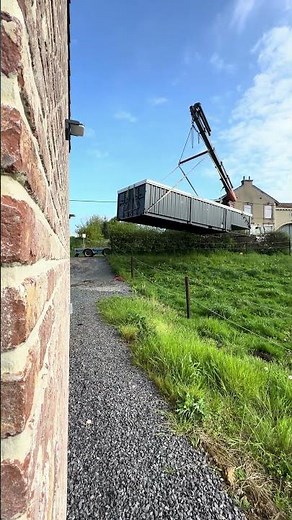 Livraison d’une piscine container 12m !