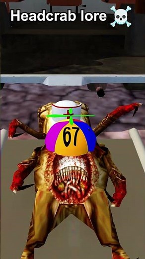 Headcrab lore 67 Curse 😷😂 / Half Life #shorts #funny #animation #memes