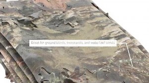 Watch Camo Omnitex Blind Material for Duck Blinds - Realtree MAX-4 Camo ﹙54" x 12'﹚ on Amazon Live