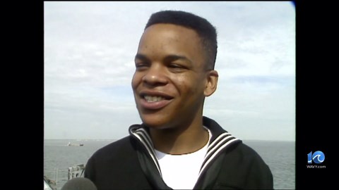 Former USS Enterprise prepares for tow to scrapper