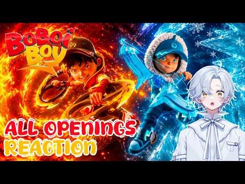 FIRST TIME REACTING TO BOBOIBOY AND BOBOIBOY GALAXY ALL OPENINGS
