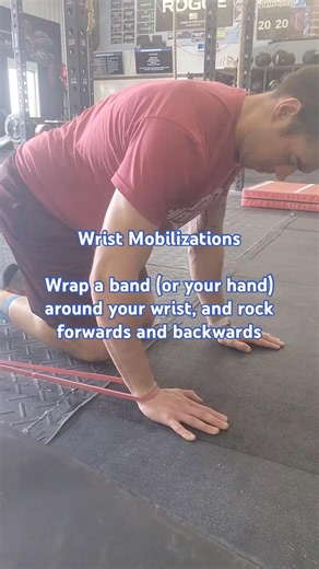 Wrist Mobilization with band (or hand)